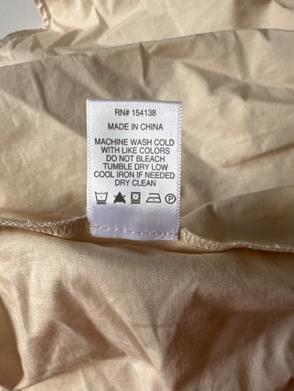 Staud Beige Peplum Blouse With Puff Sleeves & V-Neckline Size S - Picture 11 of 12